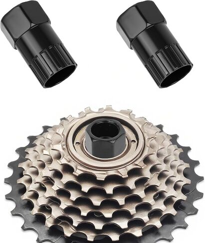 Bike Freewheel Removal Tool, Bicycle Cassette Lockring Remover Bottom Bracket Socket Wrench Bicycle Repair Tool Compatible with Shimano, Sun Race SRAM, DNP Epoch Sachs Aris in Saudi Arabia
