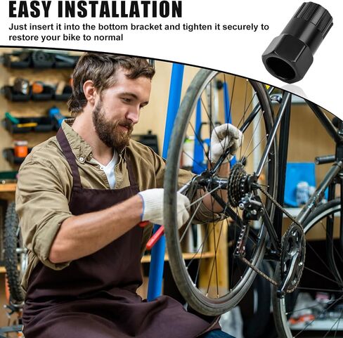 Bike Freewheel Removal Tool, Bicycle Cassette Lockring Remover Bottom Bracket Socket Wrench Bicycle Repair Tool Compatible with Shimano, Sun Race SRAM, DNP Epoch Sachs Aris in Saudi Arabia