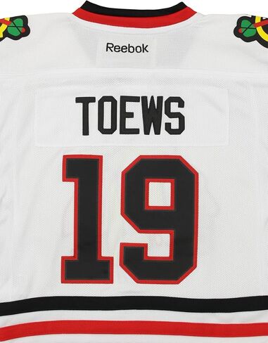 Outerstuff NHL Chicago Blackhawks Jonathan Toews #19 Youth 8-20 Premier White Jersey in Saudi Arabia