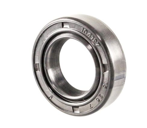 EAI Oil Seal 15mm X 25mm X 7mm TC Double Lip w/Spring. Metal Case w/Nitrile Rubber Coating in Saudi Arabia