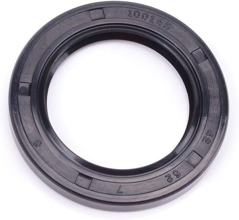 Eai Oil Seal 42mm × 62mm × 7mm TC الشفة المزدوجة ث/الربيع. حالة معدنية مع طلاء المطاط النتريل in Saudi Arabia