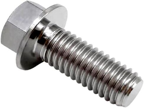 Rison Titanium ذات الحواف Hex Head Bolts M6x1.0x13mm محترقة الأزرق 6al4v الفضاء Ti Bolt Titanium Screw for Motorcycle Car Modification من 12 in Kuwait