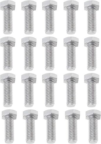 5/16-18 x 1" Hex Head Cap Screw Bolts, External Hex Drive, Stainless Steel 18-8 (304), Full Thread, 20 PCS for Construction, Agriculture and Automotive Applications (5/16-18) in Saudi Arabia