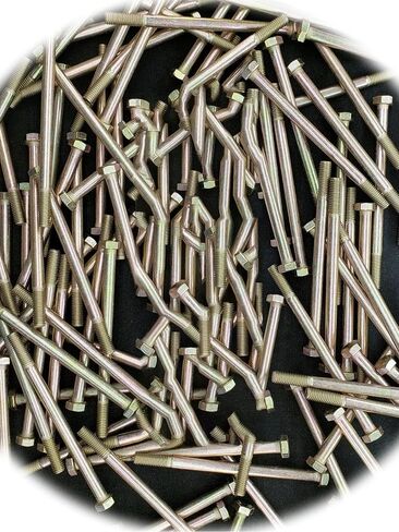 (Qty 5pcs) M8-1.25x125 mm Hex Head Cap Screws/Bolts 8mm x 125mm Grade 8/10.9 Hardware Fastener Kit Set RV4392S in Saudi Arabia