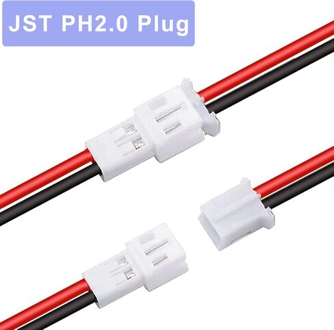 10 pcs xt30 توصيل إلى JST PH2.0 Connector 22awg XT30 ذكر أنثى إلى PH2.0 محول محول الإناث الذكور ، لمستوى سيارة FPV Quadcopter in Saudi Arabia