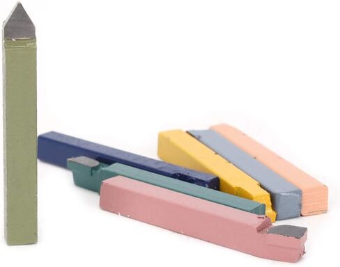 38pcs مجموعة أدوات تحول كربيد ، جسم فولاذي ، 7 مواصفات للمخارير العامة ، مع نصائح C-6 كربيد للآثار الممل ، الممل ، نهاية الوجه (1/4in) in Saudi Arabia