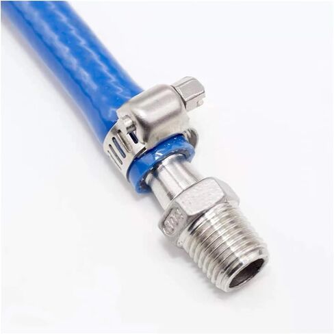 10 Iron Hose Clamps Triple Clamps Adjustable Clamps 8mm Pipe Spring Clamps(6-12mm) in Saudi Arabia