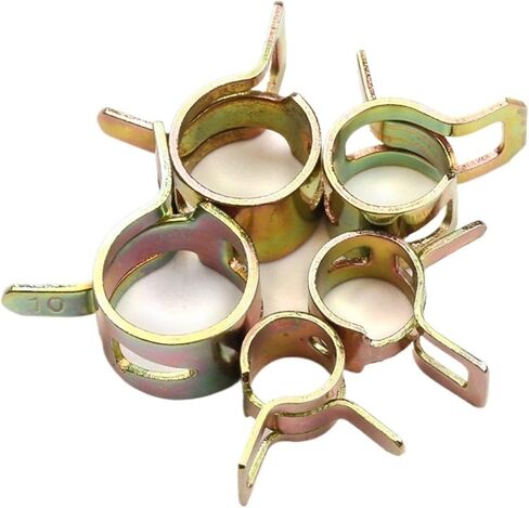 مجموعة تشويش المشابك ، 115 PCS Spring Hose Clamps 6-22mm المشابك الزنبركية خرطوم مشابك الهواء مثبت in Saudi Arabia