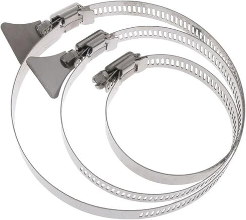 Clamp Assortment Kit, 50-200mm Stainless Steel Hose Clamp Adjustable Hose Clamp Spring 1pcs(75mm) in Saudi Arabia