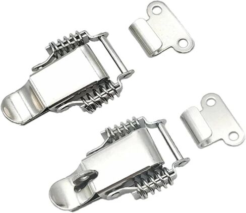 DK108/DK109 304 Buckle Boxle Hook Box Wooden Clamp Clamp Clats Clasp محمّل بوكلي بوكلي 5pcs (5pcs-109-iron-k) in Saudi Arabia