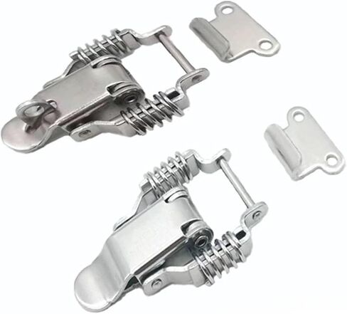 DK108/DK109 304 Buckle Boxle Hook Box Wooden Clamp Clamp Clats Clasp محمّل بوكلي بوكلي 5pcs (5pcs-109-iron-k) in Saudi Arabia