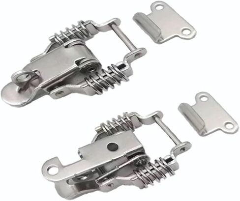 DK108/DK109 304 Buckle Boxle Hook Box Wooden Clamp Clamp Clats Clasp محمّل بوكلي بوكلي 5pcs (5pcs-109-iron-k) in Saudi Arabia