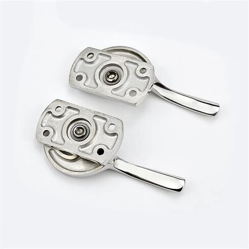 304 Stainless Steel Rotary Forced Close Door Handle Precision Casting Industrial Equipment Engineering Mechanical Seal Door Lock 1Pcs(Stainles Steel Right,Medium Size) in Saudi Arabia