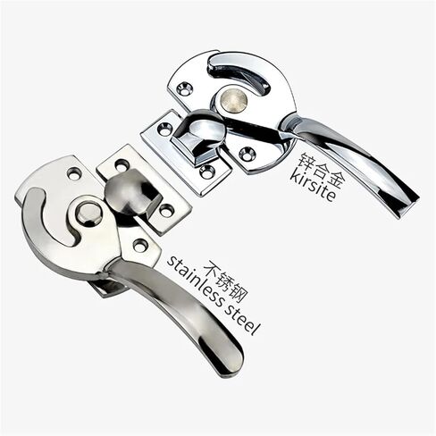 304 Stainless Steel Rotary Forced Close Door Handle Precision Casting Industrial Equipment Engineering Mechanical Seal Door Lock 1Pcs(Stainles Steel Right,Medium Size) in Saudi Arabia