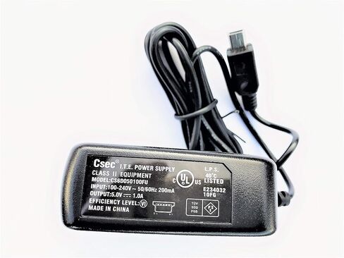 I.T.E Power Supply, USB Mini B, Model CS6D050100FU, Class II, Input 100-240v, 50/60 Hz 200mA, Output 5.0v - 1.0A in Saudi Arabia
