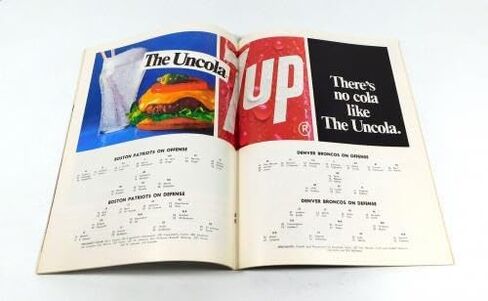 1968 Denver Broncos at Boston Patriots AFL Football Program 11-3-68 - NFL Programs in Saudi Arabia