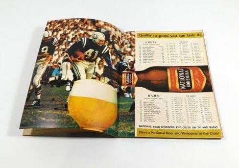 1964 Los Angeles Rams at Baltimore Colts NFL Football Program 10-4-64 - NFL Programs in Saudi Arabia