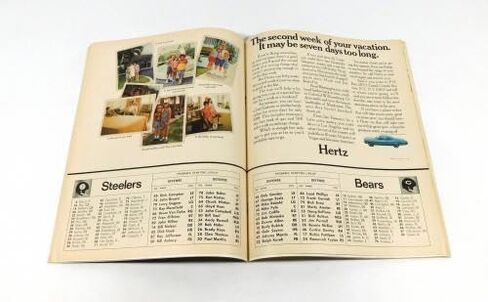 1967 Chicago Bears at Pittsburgh Steelers NFL Football Program 9-17-67 - NFL Programs in Saudi Arabia