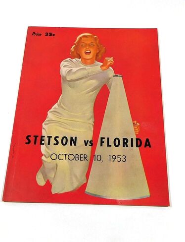 1953 Stetson at Florida College Football Program 10-10-53 - College Programs in Saudi Arabia