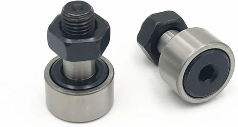 4pcs CF10 KR22 22mm Diameter Cam Follower Stud Type Needle Roller Track Bearing Wheel Pin Bearings M10x1.25mm Thread in Saudi Arabia