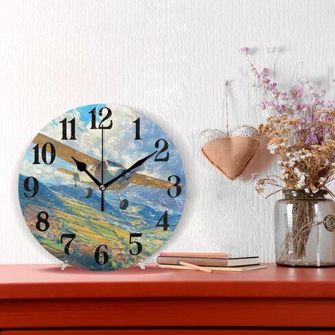 beige و burgundy clocks clocks clock لغرفة المعيش in Kuwait