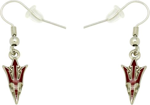 NCAA Arizona State Sun Devils Team Logo Dangler Earrings in Saudi Arabia