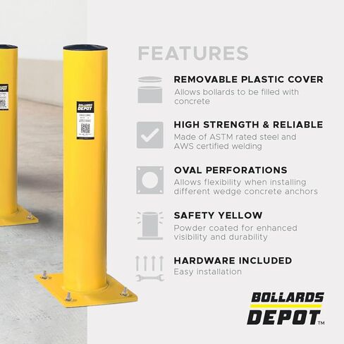 تتضمن صخور السلامة ، صفراء صفراء 4.5 بوصة ، شريط عاكس ، 4 مسامير مرساة ، مثالية للاستخدام الداخلي/الخارجي (1 ، شريط أحمر/أبيض ، 42 بوصة) in Kuwait