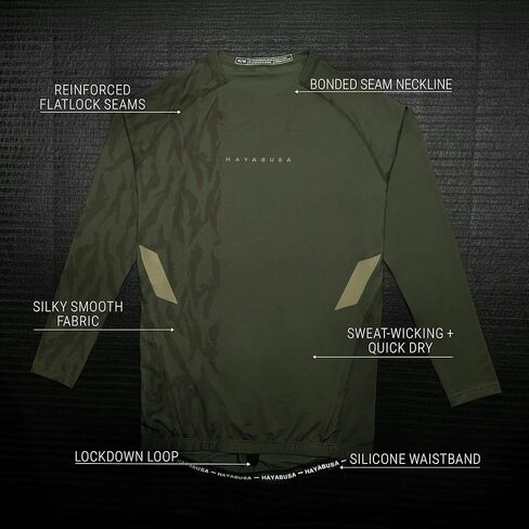 Hayabusa Apex Rash Guard for Men Long Sleeve in Saudi Arabia
