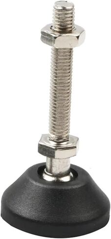 D100xM14x150mm M16x150mm M16x100mm M20x150mm Aluminum Profile hoof Joint Support Foot Cup Machine Screw Nylon Fixed Foot Cup CNC(D100xM24x100) in Saudi Arabia