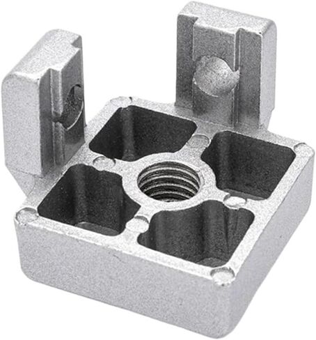 3030 4040 موصل Foot Foot Mostming Aluminium مع موصل M8 M10 ومسامير لموصل أدوات قوسين من الألومنيوم (4040 مع M10) in Saudi Arabia