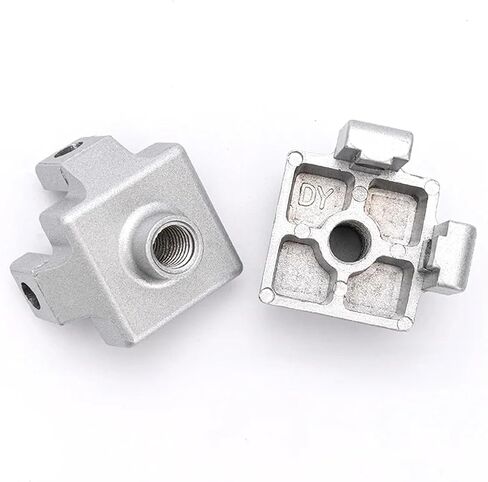3030 4040 موصل Foot Foot Mostming Aluminium مع موصل M8 M10 ومسامير لموصل أدوات قوسين من الألومنيوم (4040 مع M10) in Saudi Arabia