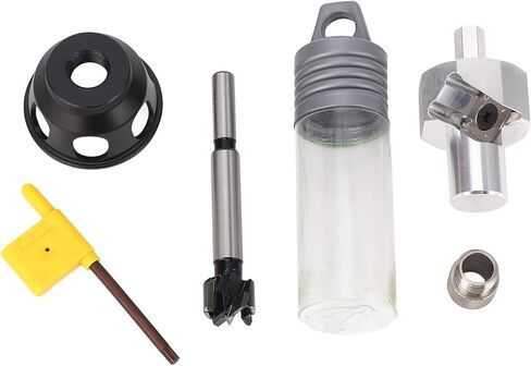 Hole Locator Tool, Aluminum Alloy Working Vertical Hole Punch Locator with Drill Bushing, Burr Trimming Tool, Wrench, Opener for Accurate Drilling in Saudi Arabia