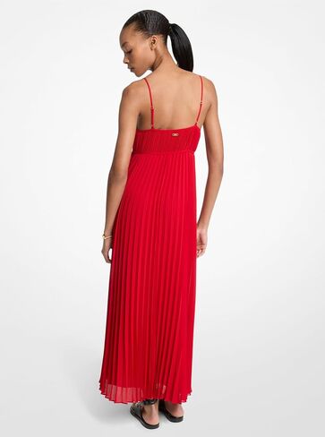 Michael Kors Women's Maxi Pleated Slip Dress in Saudi Arabia