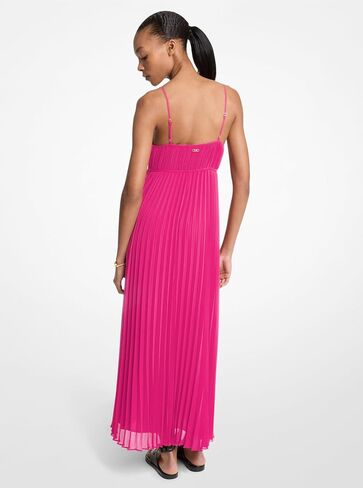 Michael Kors Women's Maxi Pleated Slip Dress in Saudi Arabia