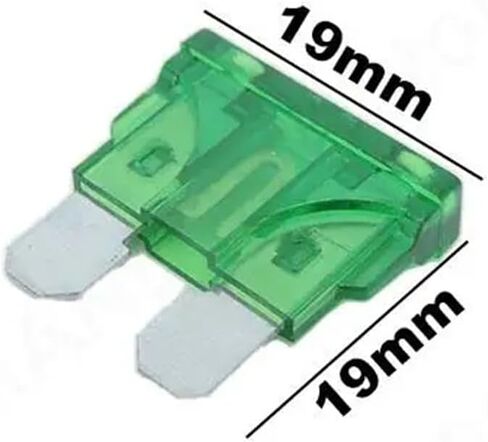 Medium Standard Blade Fuse Insert ZINC Pins 1A 2A 3A 5A 7.5A 10A 15A 20A 30A 40A 50A Refitted for Auto Car Truck M20 10Pcs(20A) in Saudi Arabia