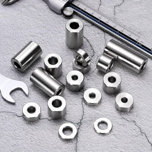UXCELL 50PCS الفولاذ المقاوم للصدأ الفولاذ المقاوم للصدأ 3/8 "التجويف x 3/4" in Saudi Arabia