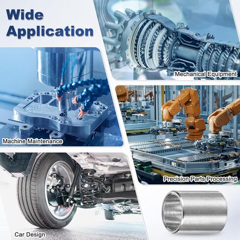 8pcs M8 304 فواصل من الفولاذ المقاوم للصدأ 8 مم معرف × 10 مم OD x 12mm L المعدني المسمار المسمار البطيرة اللامباني. in Kuwait