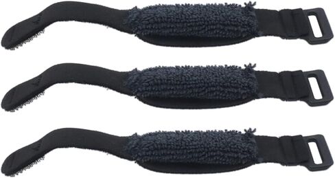 Soundspire 3-Pack Guitar String Silencer, 185mm Noise Reducer for Electric/Acoustic/Bass Guitars with Cotton Pad & Adjustable Strap in Kuwait