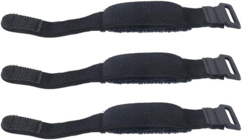 Soundspire 3-Pack Guitar String Silencer, 185mm Noise Reducer for Electric/Acoustic/Bass Guitars with Cotton Pad & Adjustable Strap in Kuwait