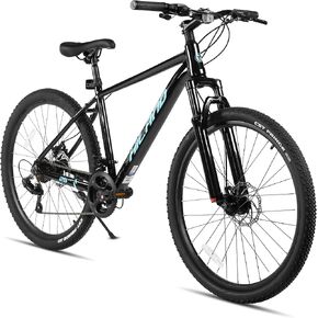 HILAND 26 Inch Mens and Womens Mountain Bike,21 Speed Mountain Bicycle with Dual Disc Brake, Front Suspension Fork, High Carbon Steel Frame Urban Commuter Bike for Adults in Kuwait