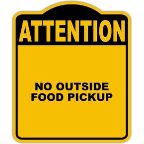 لا يوجد جائزة خارجي لالتقاط الطعام الأصفر الأسود الأسود المركب المركب 8.5 × 10 بوصات in Kuwait