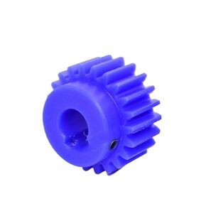 Pinion Hardware for Mechanical Rotation 1pcs Blue Nylon Spur Gear 2M 15 Teeth-30 Teeth Mode 2 Motor Gear with Step Plastic Gear Bore 16mm (Keyway 5mm)(28 Teeth) in Kuwait