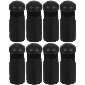 Garneck 8pcs Trampoline Pole Caps Replacement Rod Covers Plastic Black Pole Covers for Trampoline Tools Parts in Kuwait