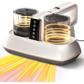 Mattress Vacuum Cleaner Bed Vacuum, 16Kpa Handheld Bed Vacuum Cleaner with HEPA Filter & 140℉ Hot Air & UV-C, 33k Slapping/Min 500W Powerful Couch Vacuum for Sofa Carpet Bedding with Cord in Saudi Arabia