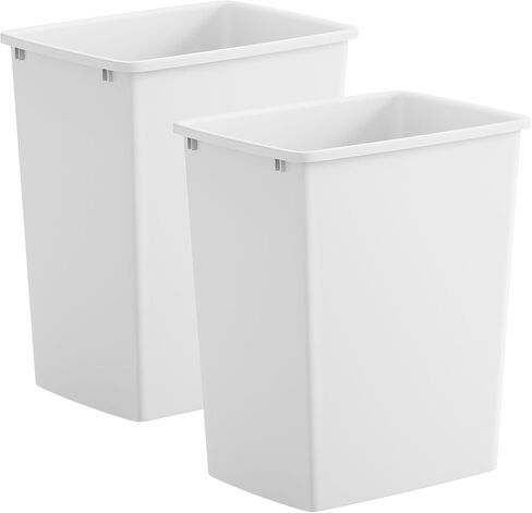 ROOMTEC 35QT Kitchen Trash Can, Lightweight and Sturdy Slim Trash Can, Wastebaskets for Office, Workspace, Kitchen, Bathroom, Easy to Clean, 1 Pack in Saudi Arabia