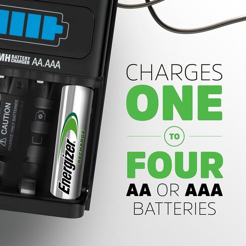 Energizer Rechargeable AA Batteries, Recharge Power Plus Double A Battery Pre-Charged, 8 Count in Kuwait