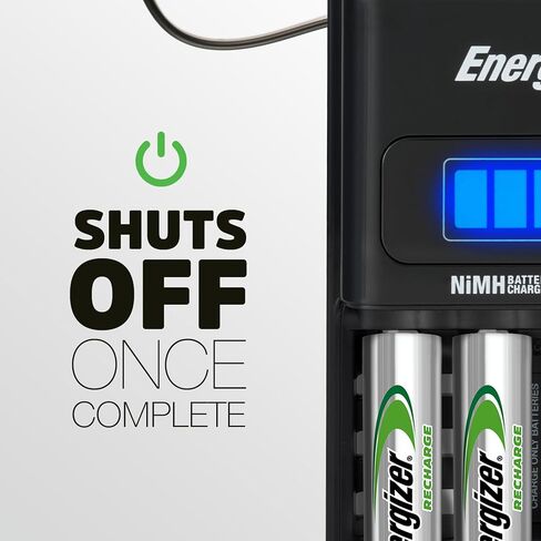 Energizer Rechargeable AA Batteries, Recharge Power Plus Double A Battery Pre-Charged, 8 Count in Kuwait