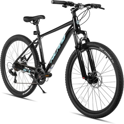 HILAND 26 Inch Mens and Womens Mountain Bike,21 Speed Mountain Bicycle with Dual Disc Brake, Front Suspension Fork, High Carbon Steel Frame Urban Commuter Bike for Adults in Kuwait