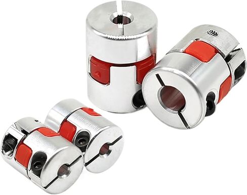 D20L25 Spider Flexible Motor Coupler Aluminium Flexible Jaw Coupling 5x8mm 3mm 4mm 5mm 6mm 6.35mm 7mm 10mm 1Pcs(7x8) in Saudi Arabia