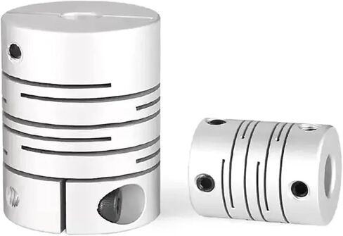 D16L23 CIC الألومنيوم سبيكة خط الموازية اقتران D16L23 3/4/5/6/6.35mm تقليدي تقني تقترن مرن 1pcs (5x6) in Saudi Arabia